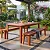 JOGO DE MESA 200X90X75 COR IMBUIA - Imagem 7