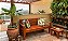 BANCO NAMORADEIRA 120x60x44 ONDULADO PENAFORT - Imagem 3