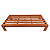 CAMA SOLTEIRO ORIENTAL 78 x 188 x 25 COR IMBUIA - Imagem 3