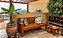 Banco namoradeira 120x60x44 ondulado penafort - Imagem 3