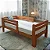 CAMA INFANTIL SOLTEIRO PADRÃO COM PÉS DE 35CM 88 X 188 X 35 PENAFORT SEM DESENHO COR IMBUIA - Imagem 4