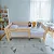 CAMA INFANTIL SOLTEIRO PADRÃO COM PÉS DE 35CM 88 X 188 X 35 PENAFORT SEM DESENHO COR IMBUIA - Imagem 6