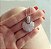 Corrente Coração Gordinho com Cravação de Mil Zircônias Diamond Ródio Branco - Imagem 1