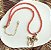 Chocker Cristais Coral com Cavalo Dourado - Imagem 3