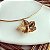 Chocker Aro Resort com Maxi Flor Detalhada Dourado - Imagem 3