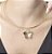 Chocker Aro Resort com Maxi Flor Detalhada Dourado - Imagem 6