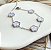 Pulseira Inspired Flor de Madre Pérola Ródio Branco - Imagem 3