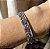 Kit Pulseiras Grafite com Cristais (Bijuteria Fina) - Imagem 2