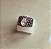 Anel Luxuoso Cravação Mil Zircônias Diamond e Gota de Pedra Fusion Branca Ródio Negro - Imagem 1