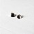 Brinco Cubo Ágata Negra Pequeno em Prata - Imagem 3