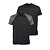 Kit Camisetas Dry Fit Vista Rock Raglan Preto e Cinza - Imagem 1