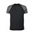 Kit Camisetas Dry Fit Vista Rock Raglan Preto e Cinza - Imagem 4