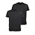 Kit Camisetas Dry Fit Vista Rock Raglan Liso Preto - Imagem 1