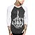 Camiseta Raglan Manga 3/4 Vista Rock Middle Finger - Imagem 1