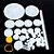 Kit Engrenagens Plásticas com Correias - 40pcs - Imagem 1