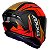 Capacete AXXIS Draken Vector Fosco Preto, Vermelho e Dourado - Imagem 5