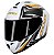 Capacete AXXIS Draken Vector Branco e Dourado - Imagem 9