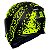 Capacete Axxis Eagle Breaking Preto Fosco e Amarelo - Imagem 9