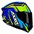 Capacete AXXIS Draken Vector Gloss Azul e Amarelo - Imagem 1