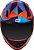 Capacete Norisk Ff391 Cutting Laranja Fluorescente e Azul - Imagem 5