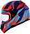 Capacete Norisk Ff391 Cutting Laranja Fluorescente e Azul - Imagem 4