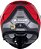 Capacete Ls2 Storm Ff800 Faster Vermelho Fosco/Titanium (com viseira solar) - Imagem 3