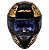 COMBO - Capacete Axxis Eagle Breaking Preto e Dourado - Imagem 7