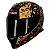 COMBO - Capacete Axxis Eagle Breaking Preto e Dourado - Imagem 6