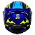 COMBO - Capacete AXXIS Draken Vector Gloss Azul e Amarelo - Imagem 4