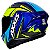 COMBO - Capacete AXXIS Draken Vector Gloss Azul e Amarelo - Imagem 3