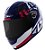 Capacete Ls2 Ff358 Podium Branco Azul e Vermelho - Imagem 7