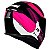 COMBO - Capacete Axxis Eagle Tecno Preto Gloss Rosa e Roxo - Imagem 3