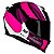 COMBO - Capacete Axxis Eagle Tecno Preto Gloss Rosa e Roxo - Imagem 2