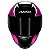 COMBO - Capacete Axxis Eagle Tecno Preto Gloss Rosa e Roxo - Imagem 4