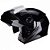 Capacete Articulado Peels U-RB2 New Classic Preto c/ viseira solar - Imagem 2