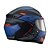 Capacete X11 Trust Pro Balads Laranja Fosco e Azul - Imagem 3