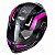 Capacete Peels Icon Silverstone Preto com Rosa - Imagem 3