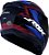 Capacete Norisk FF802 Razor Void Preto Vermelho e Azul - Imagem 8