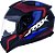 Capacete Norisk FF802 Razor Void Preto Vermelho e Azul - Imagem 4