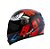 Capacete Ls2 Ff358 Tribal Azul e Laranja - Imagem 5