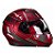 Capacete Articulado Peels U-RB2 Dynamic Vermelho Fosco e Grafite com viseira solar - Imagem 1