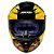 Capacete Axxis Draken Mystic Preto e Amarelo - Imagem 6