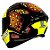 Capacete Axxis Draken Mystic Preto e Amarelo - Imagem 9