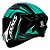 Capacete Axxis Draken Vector Preto, Tifany e Branco - Imagem 2