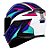 Capacete Axxis Eagle Power Gloss Branco, Roxo e Tifany - Imagem 3