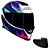 COMBO-Capacete Axxis Eagle Power Gloss Branco, Roxo e Tifany - Imagem 1