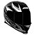 Capacete Axxis Eagle Power Gloss Preto Cinza e Branco - Imagem 5