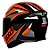 COMBO - Capacete Axxis Eagle Power Gloss Preto Laranja Cinza - Imagem 3