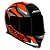 COMBO - Capacete Axxis Eagle Power Gloss Preto Laranja Cinza - Imagem 6