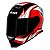 Capacete Axxis Eagle Japan Gloss Preto, Vermelho e Branco - Imagem 7